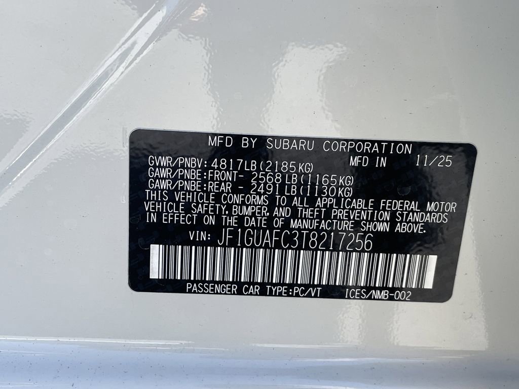 New 2026 Subaru Impreza 2.0i Sport image 31