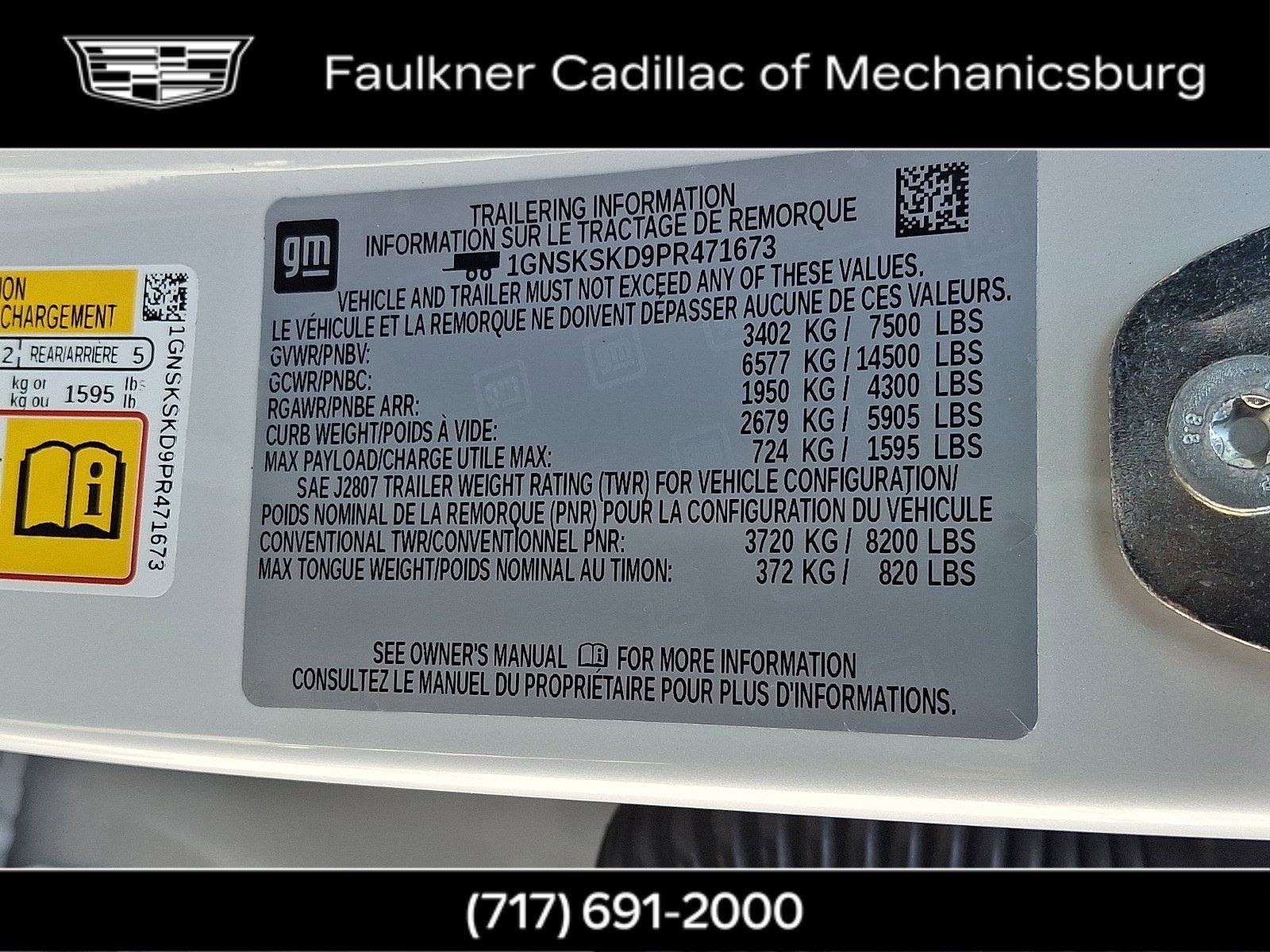 Used 2023 Chevrolet Tahoe Premier w/ Max Trailering Package AWD/4WD image 26