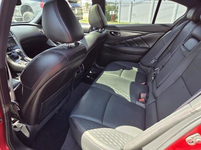 Used 2018 INFINITI Q50 Red Sport 400 w/ Sensory Package (Sport) image 13