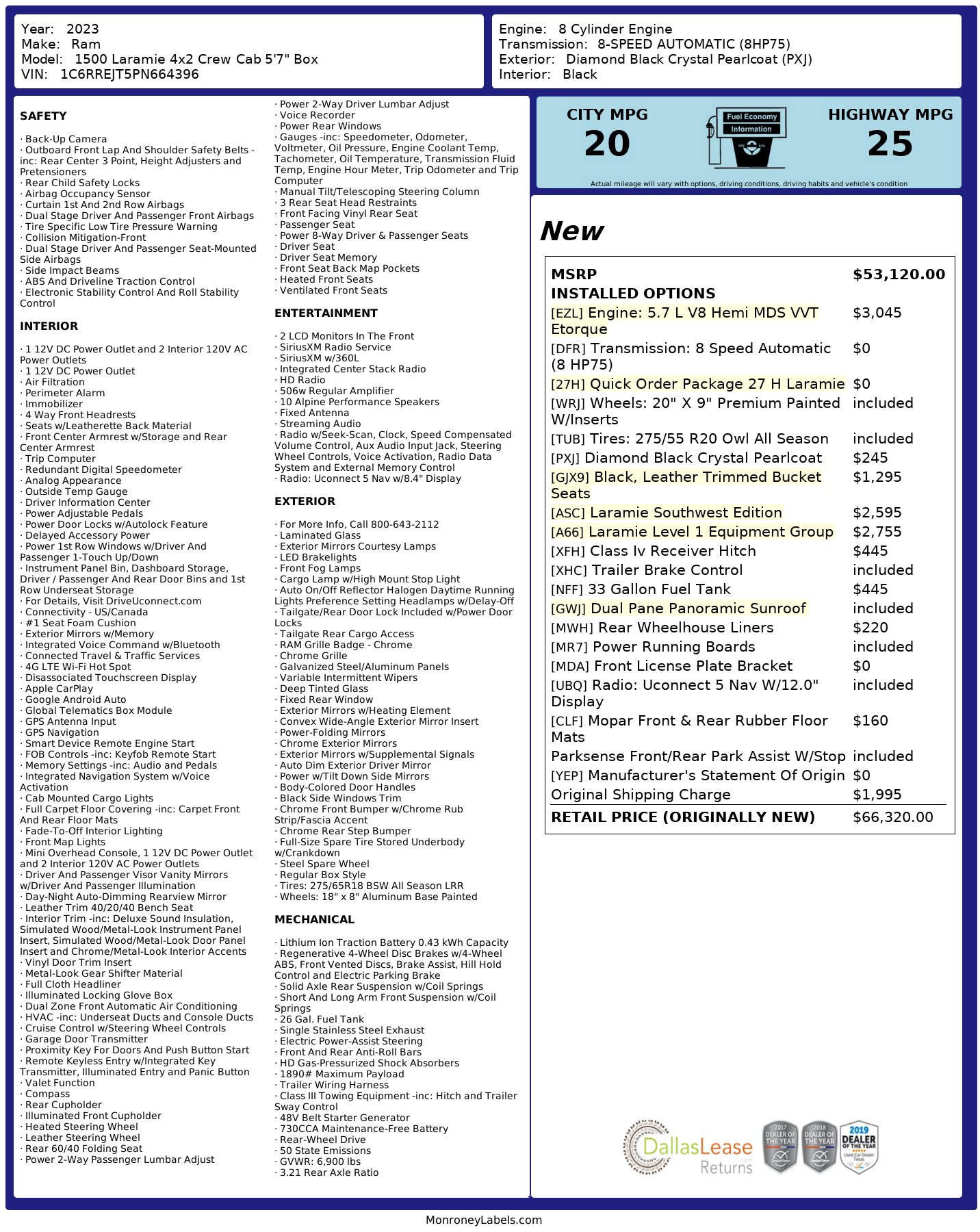 Used 2023 RAM 1500 Laramie image 3