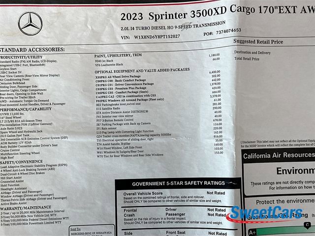 Used 2023 Mercedes-Benz Sprinter 3500 image 58