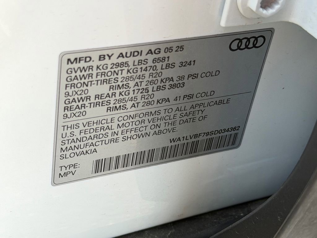 Certified 2025 Audi Q7 3.0T Premium Plus w/ Premium Plus Package AWD/4WD image 40