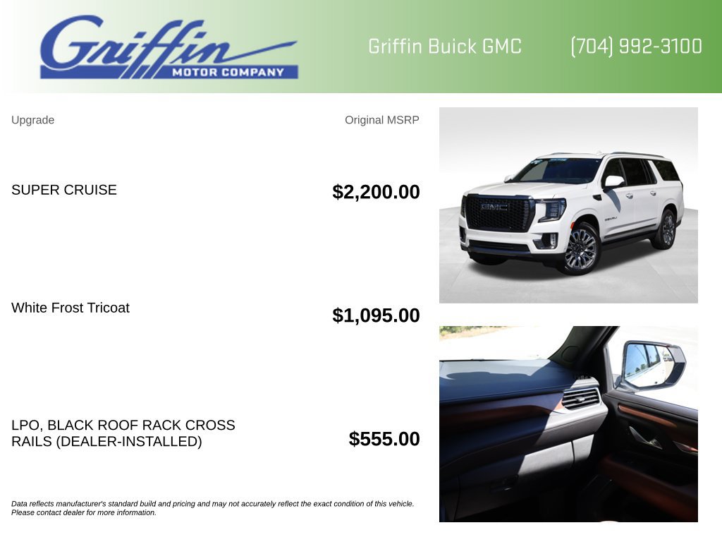 Certified 2023 GMC Yukon XL Denali Ultimate AWD/4WD image 6