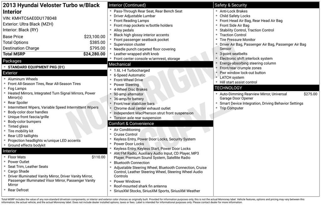 Used 2013 Hyundai Veloster Turbo image 24