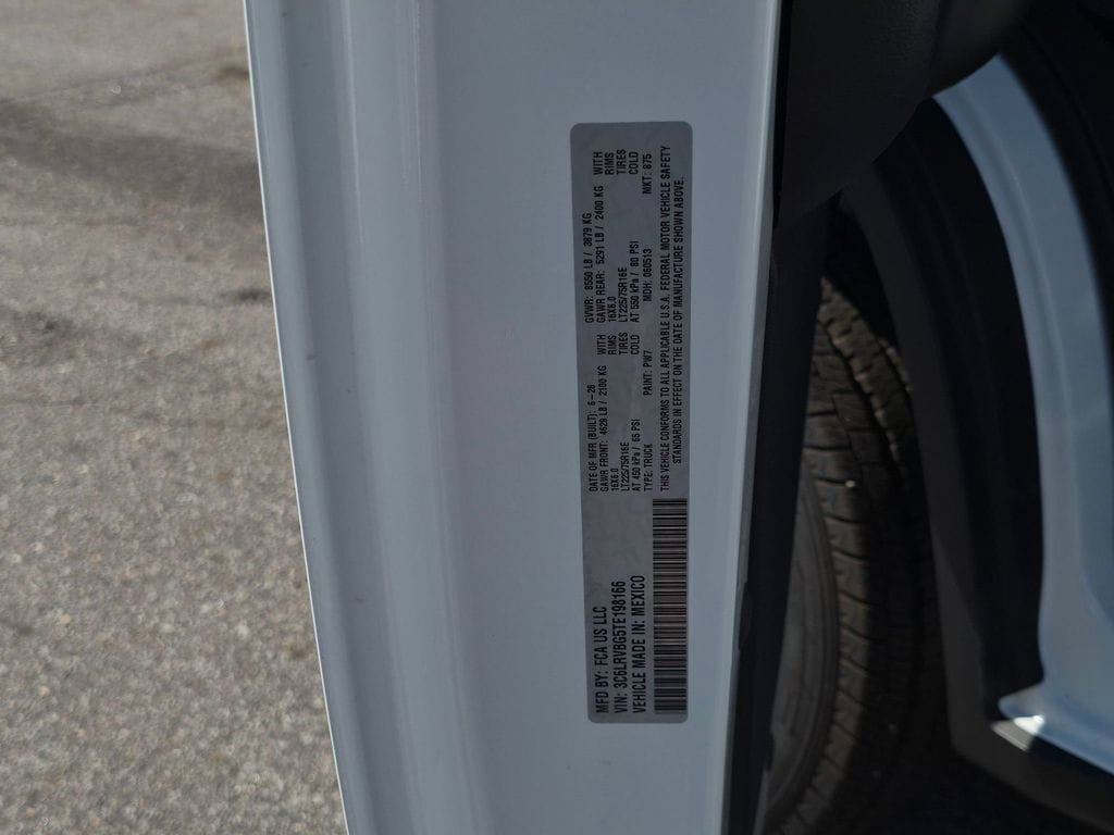 New 2026 RAM ProMaster 1500 w/ Convenience Group FWD image 28