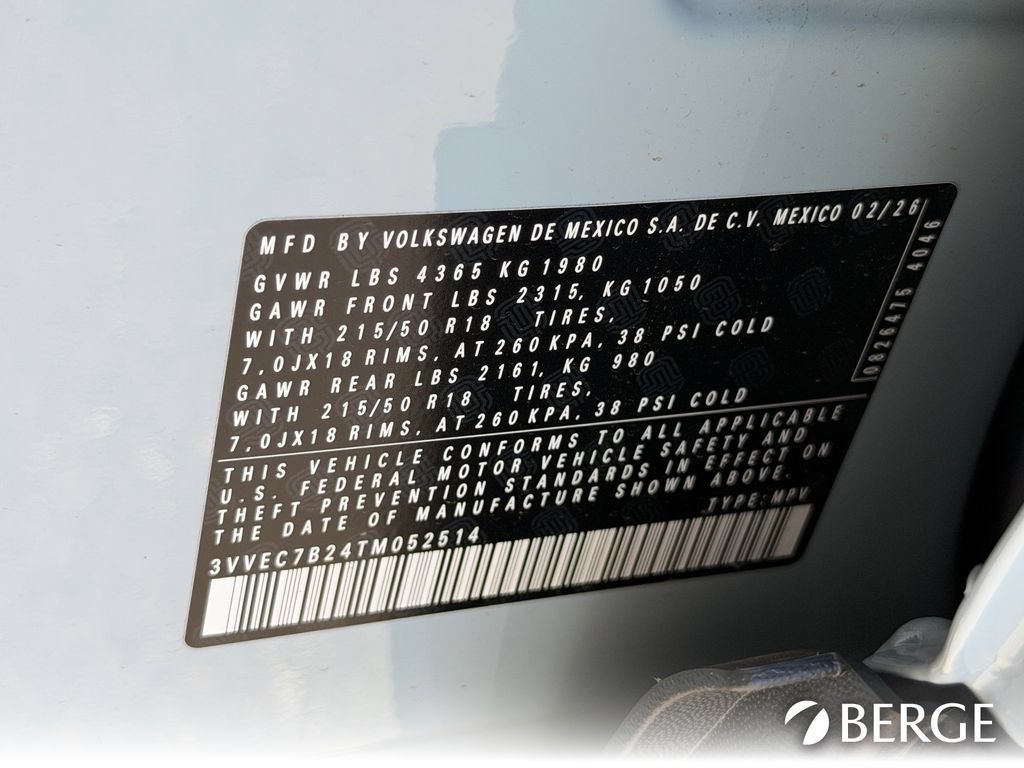 New 2026 Volkswagen Taos SE FWD image 30