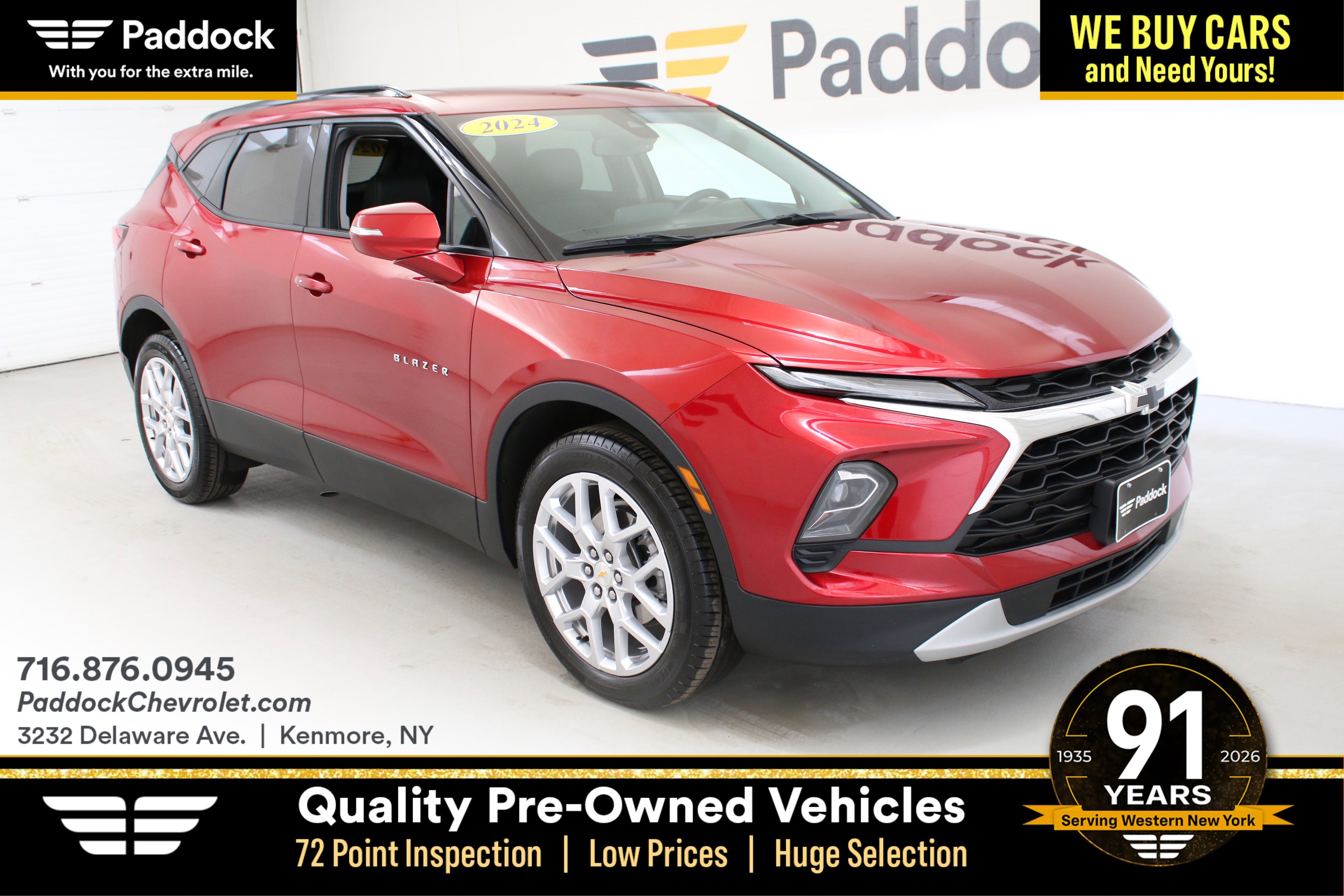 Used 2024 Chevrolet Blazer LT w/ LPO, Floor Liner Package