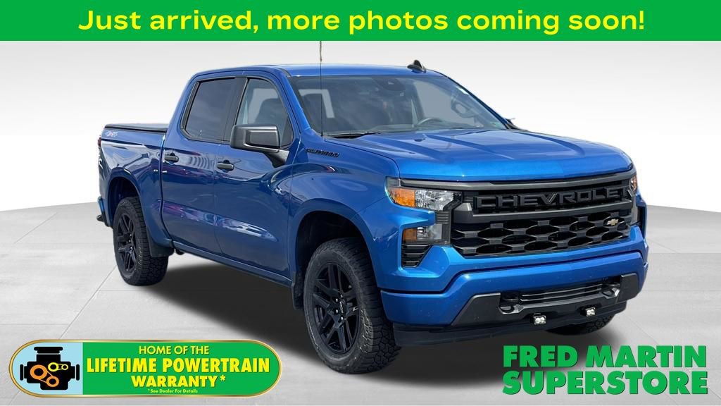 Used 2022 Chevrolet Silverado 1500 Custom w/ LPO, Dark Essentials Package