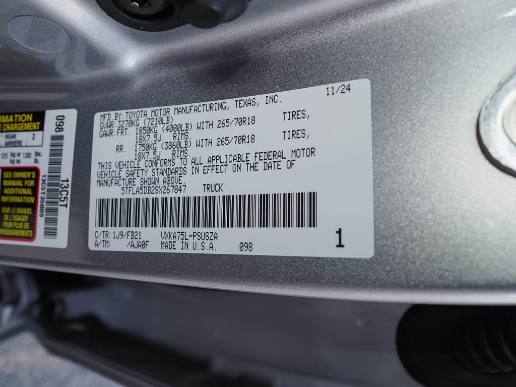 Used 2025 Toyota Tundra SR5 w/ SR5 Convenience Package image 37