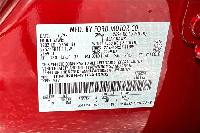 New 2026 Ford Explorer Platinum image 8