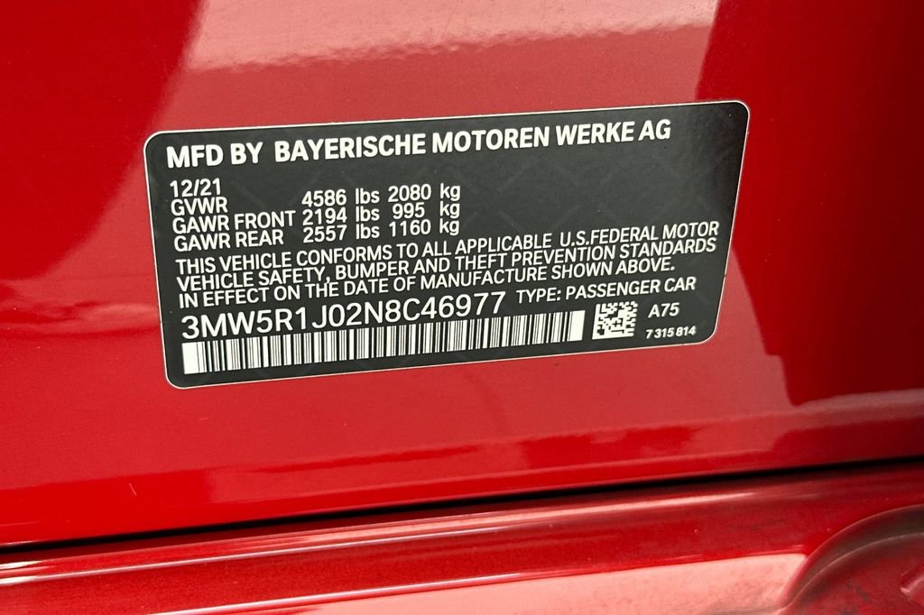 Used 2022 BMW 330i Sedan w/ Driving Assistance Package image 34