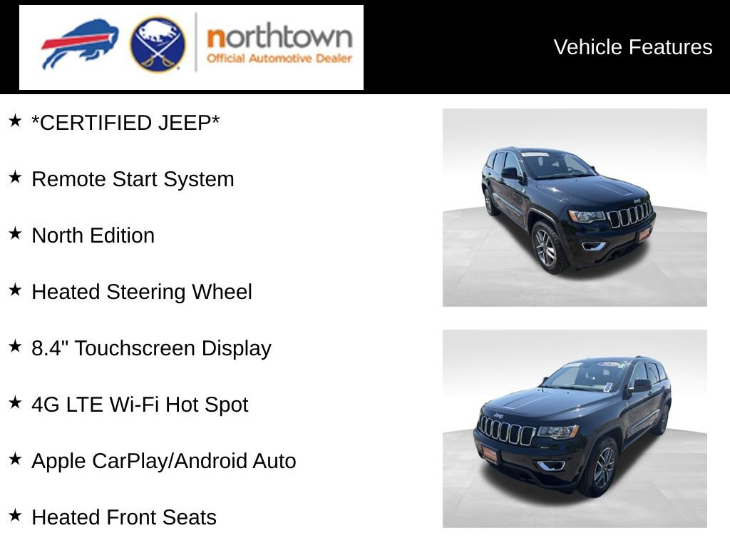 Certified 2020 Jeep Grand Cherokee Laredo w/ Quick Order Package 2BN North AWD/4WD image 4