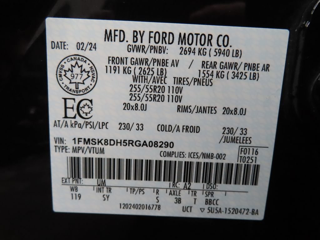 Used 2024 Ford Explorer XLT w/ XLT Sport Appearance Package AWD/4WD image 51