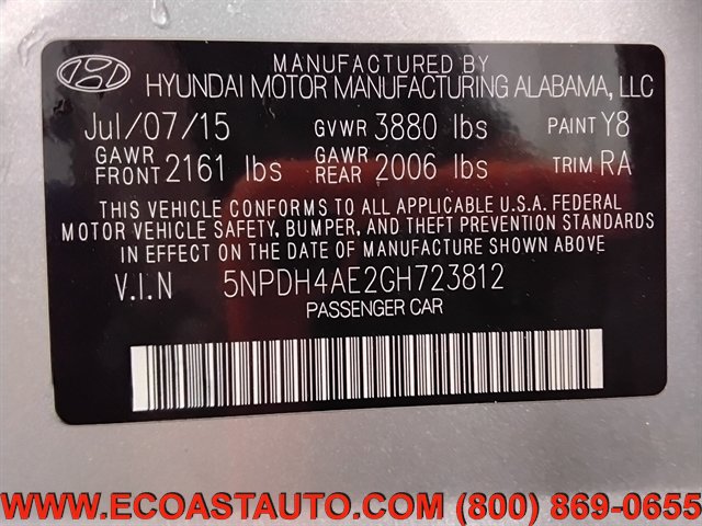 Used 2016 Hyundai Elantra SE FWD image 21