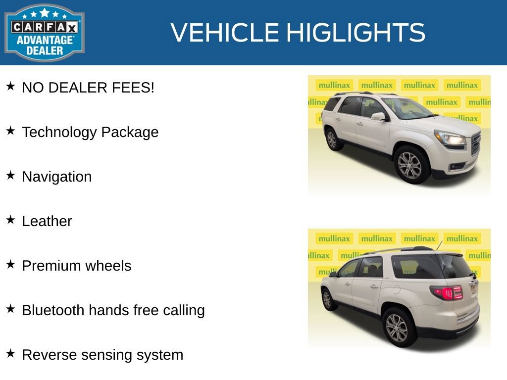Used 2015 GMC Acadia SLT FWD image 11