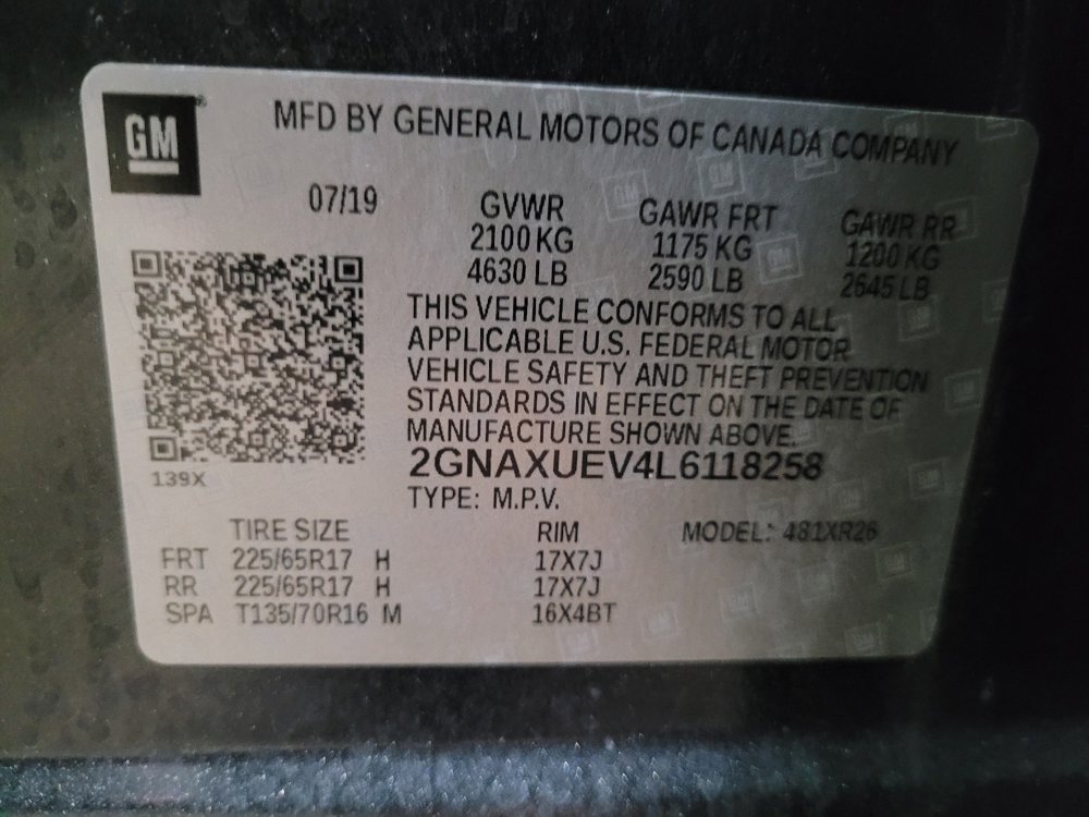 Used 2020 Chevrolet Equinox LT AWD/4WD image 33