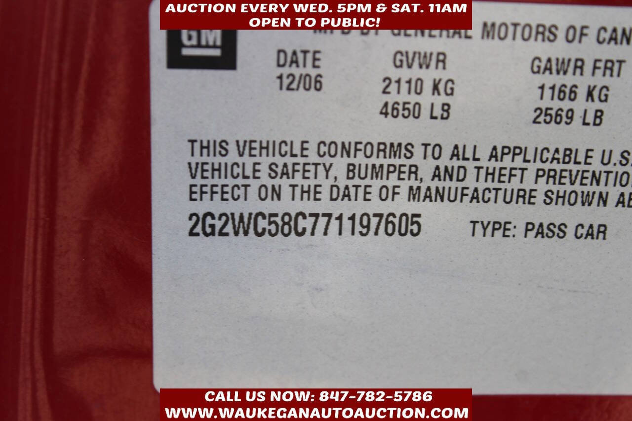 Used 2007 Pontiac Grand Prix GXP w/ Sun And Sound Package image 11