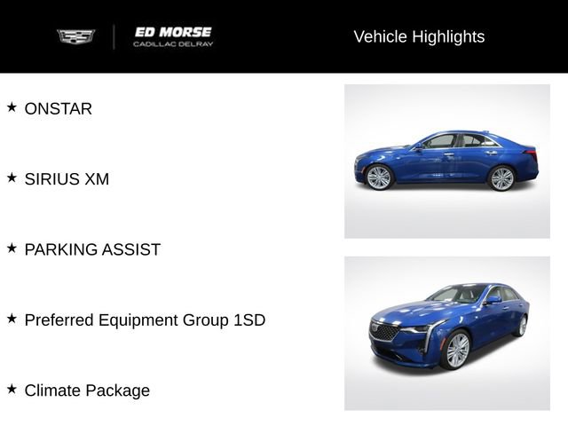 Used 2024 Cadillac CT4 Premium Luxury w/ Climate Package image 18