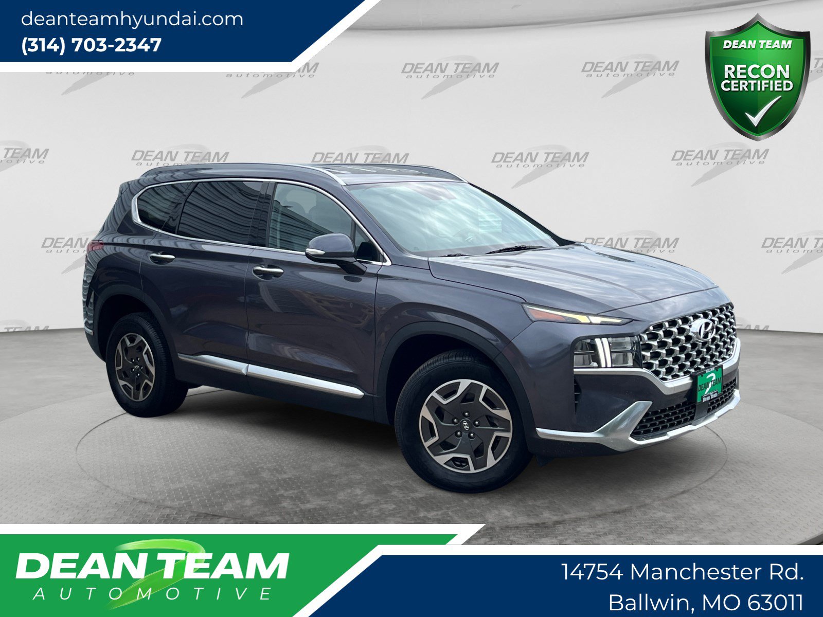 Used 2022 Hyundai Santa Fe Blue AWD/4WD image 1