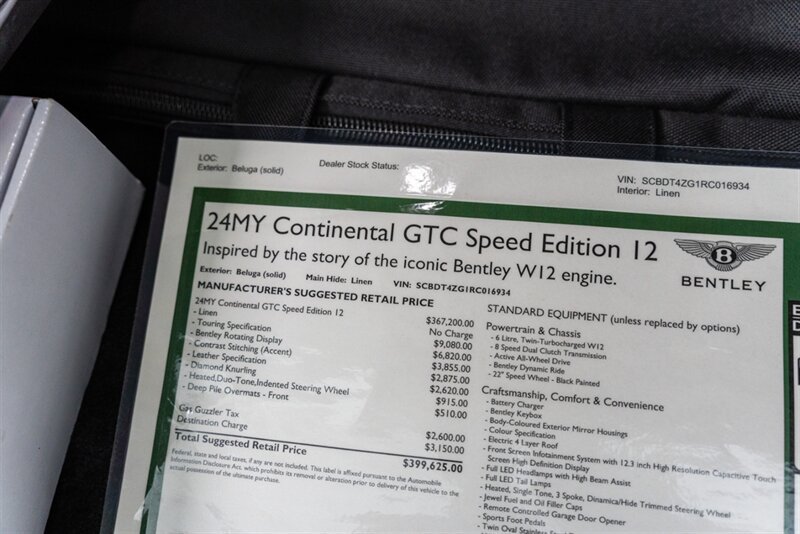 Used 2024 Bentley Continental GT Speed AWD/4WD image 51