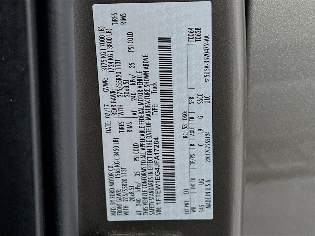 Used 2018 Ford F150 XLT w/ Equipment Group 302A Luxury image 30