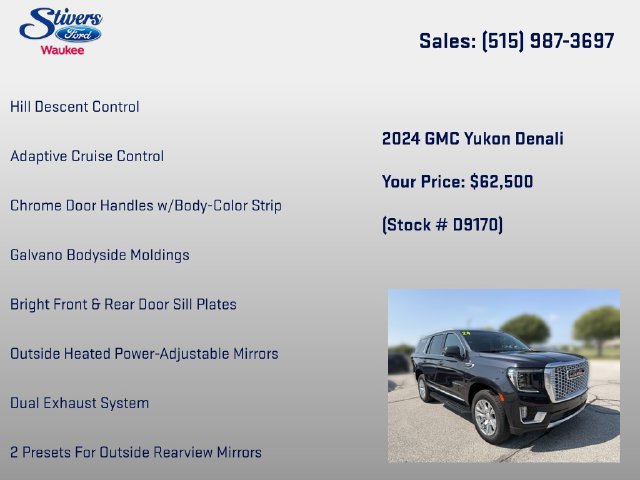 Used 2024 GMC Yukon Denali w/ Max Trailering Package AWD/4WD image 40