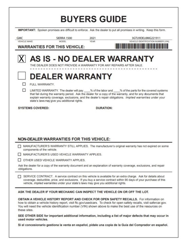 Used 2021 GMC Sierra 1500 SLT w/ SLT Premium Plus Package image 32