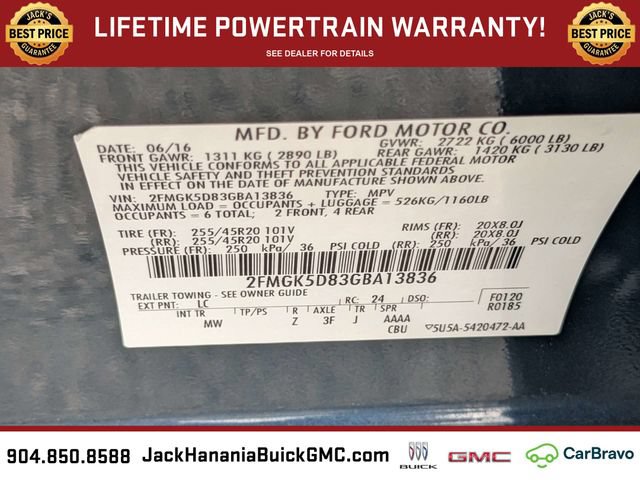 Used 2016 Ford Flex Limited w/ Equipment Group 301A FWD image 21