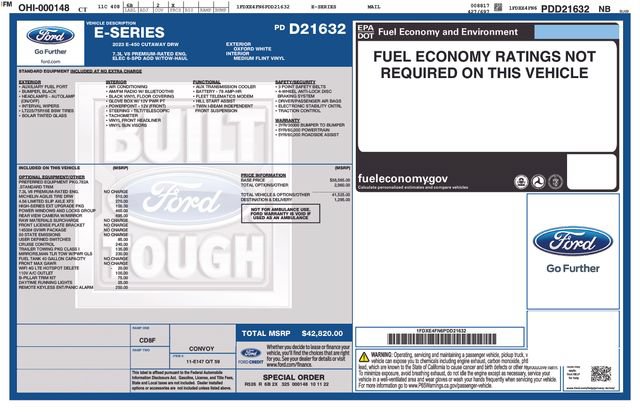 Used 2023 Ford E-450 and Econoline 450 Super Duty w/ Power Windows & Locks Group RWD image 25