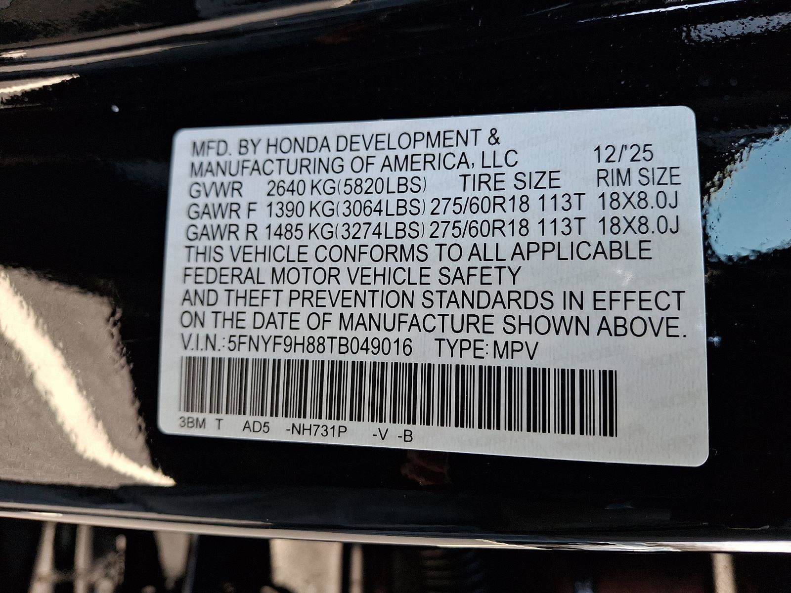 New 2026 Honda Passport TrailSport Elite image 10