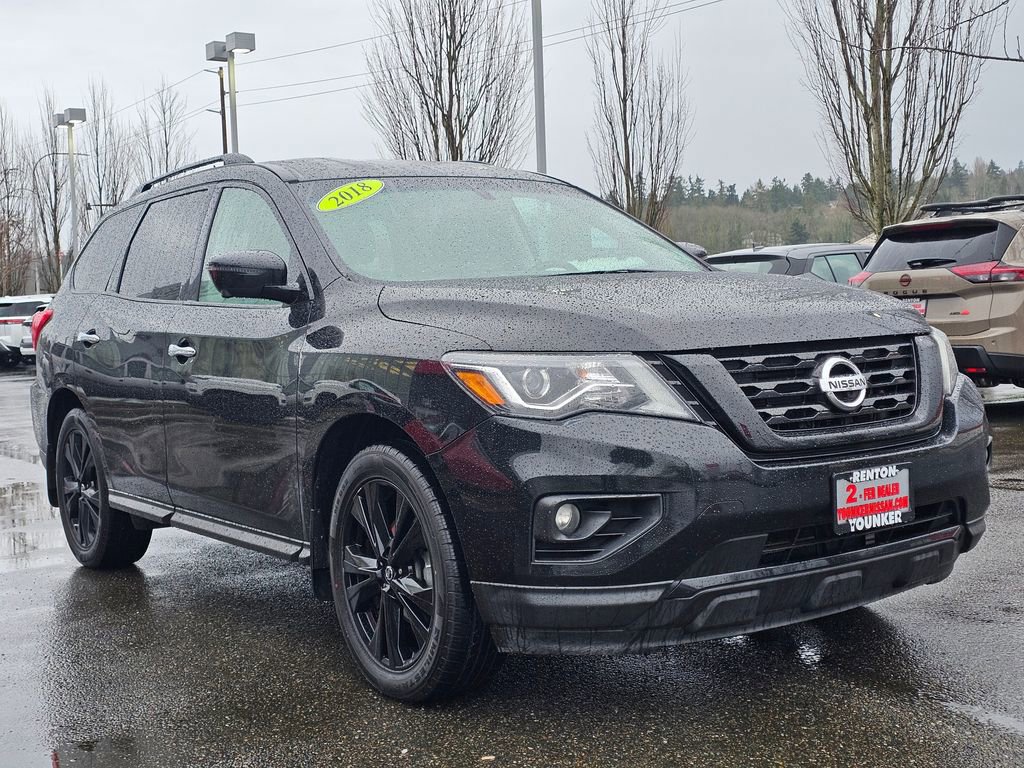 Used 2018 Nissan Pathfinder SL w/ Midnight Edition Package AWD/4WD image 3
