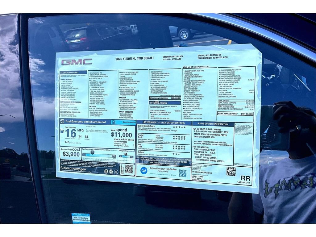 New 2026 GMC Yukon XL Denali w/ Denali Reserve Package AWD/4WD image 12