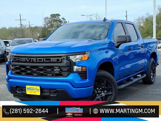 New 2026 Chevrolet Silverado 1500 Custom w/ Turbomax Blackout Package RWD image 1