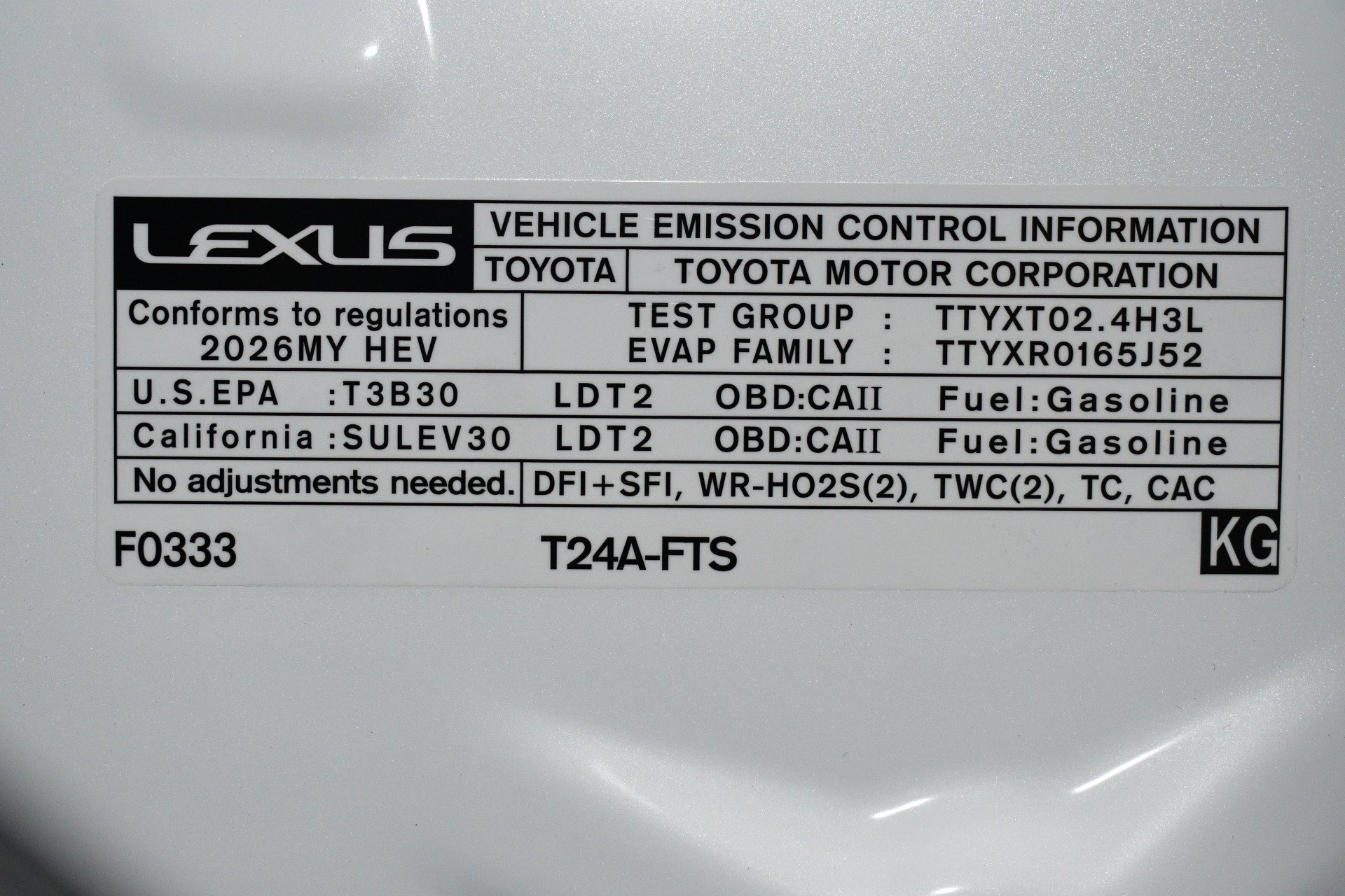 Used 2026 Lexus RX 500h F Sport w/ Convenience Package AWD/4WD image 94