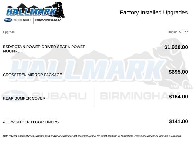 Used 2024 Subaru Crosstrek 2.5i Sport w/ Crosstrek Mirror Package AWD/4WD image 7