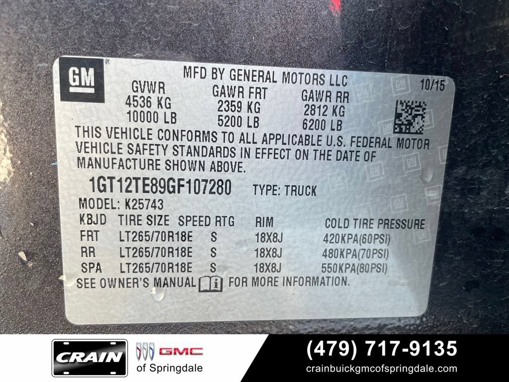 Used 2016 GMC Sierra 2500 SLT w/ Duramax Plus Package AWD/4WD image 32