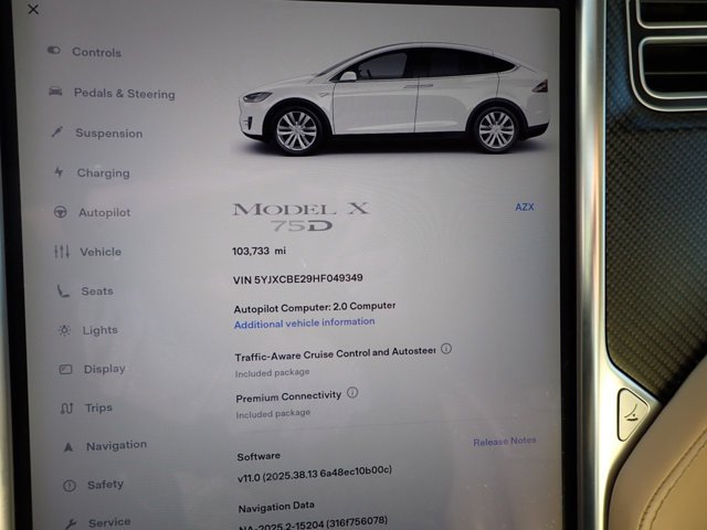 Used 2017 Tesla Model X 75D AWD/4WD image 24