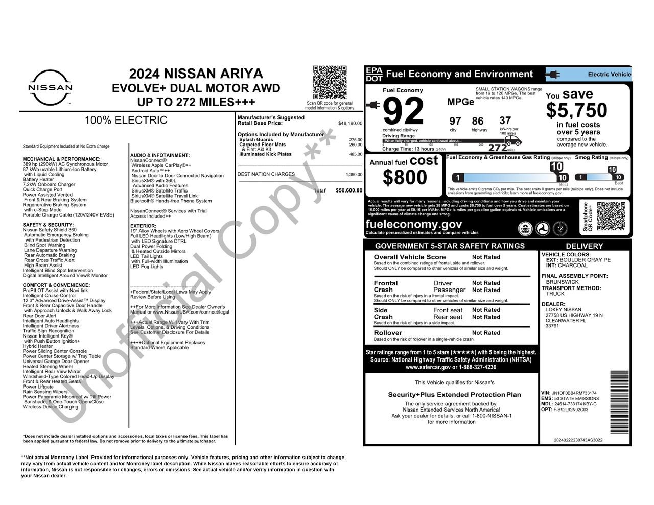Certified 2024 Nissan Ariya AWD image 35