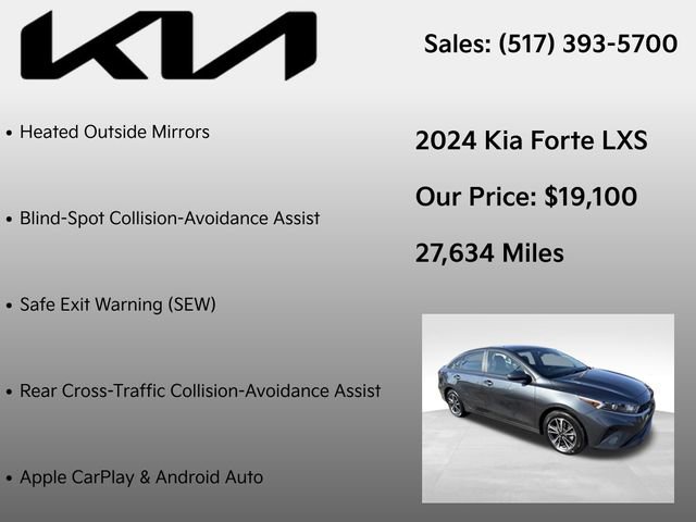 Used 2024 Kia Forte LXS w/ LXS Technology Package image 12