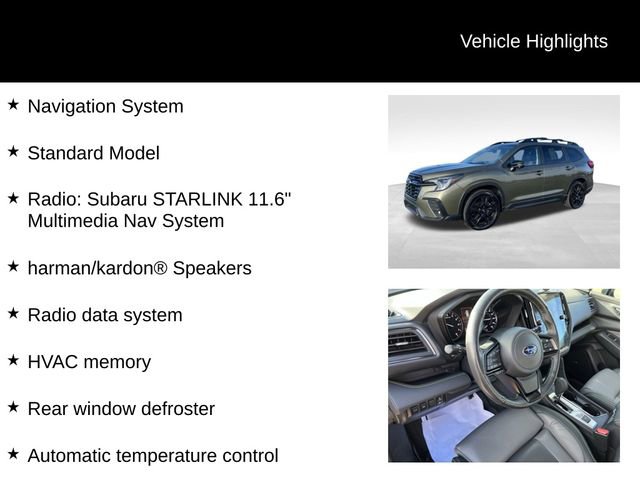 Used 2023 Subaru Ascent Onyx Edition Limited image 8