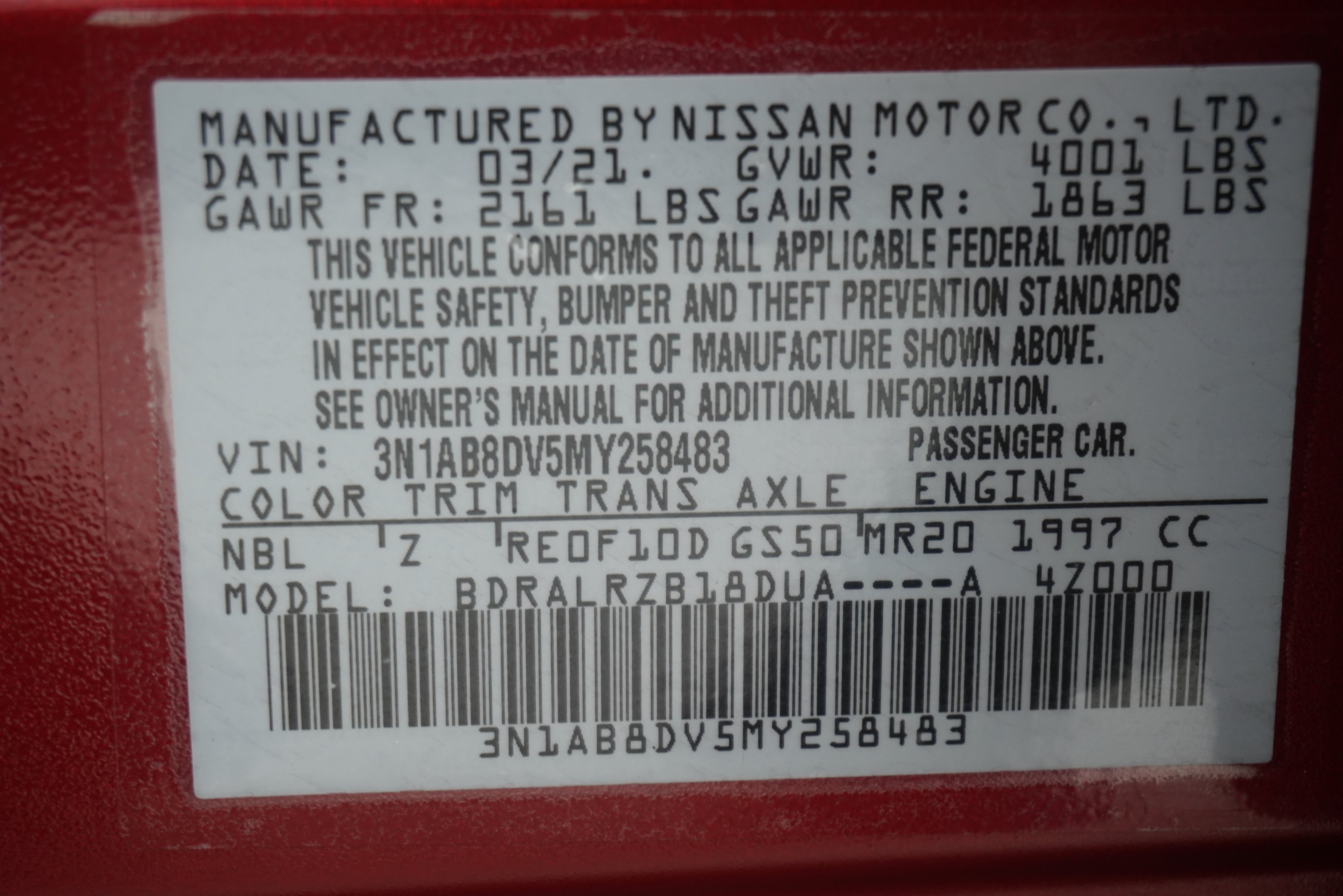 Used 2021 Nissan Sentra SR FWD image 26