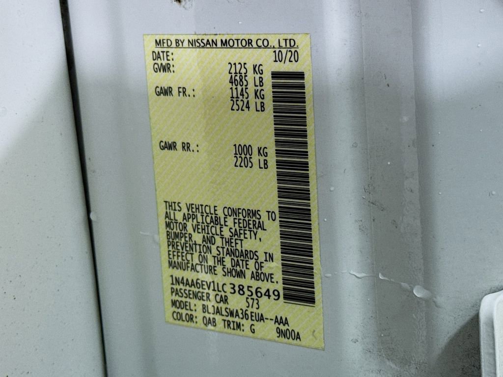 Used 2020 Nissan Maxima SR w/ Sport Mat Group FWD image 38