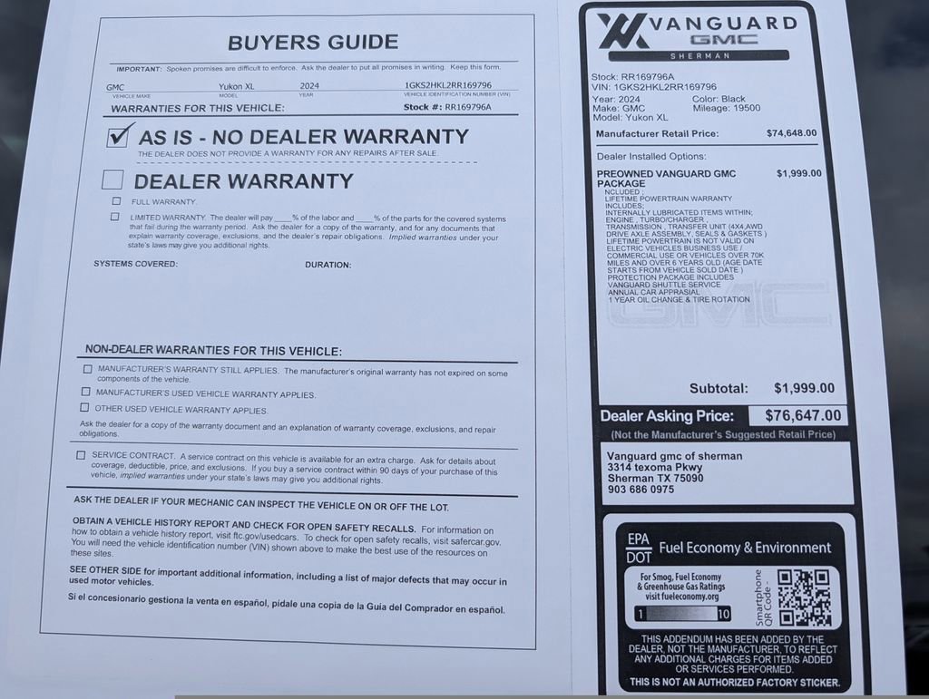 Used 2024 GMC Yukon XL AT4 w/ AT4 Premium Package image 37