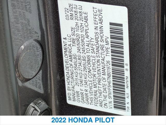 Certified 2022 Honda Pilot Touring image 26