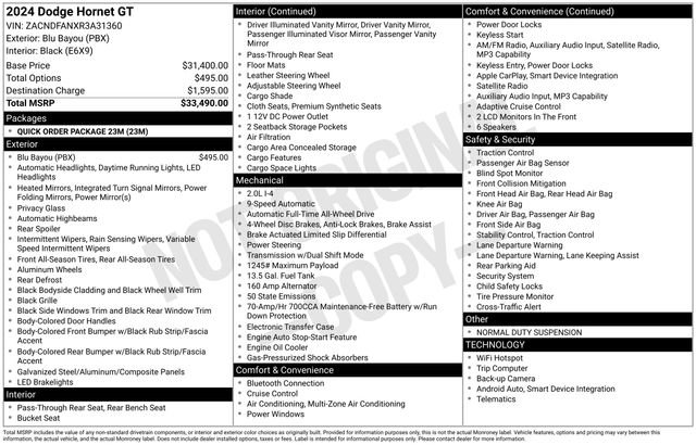 Used 2024 Dodge Hornet GT image 15