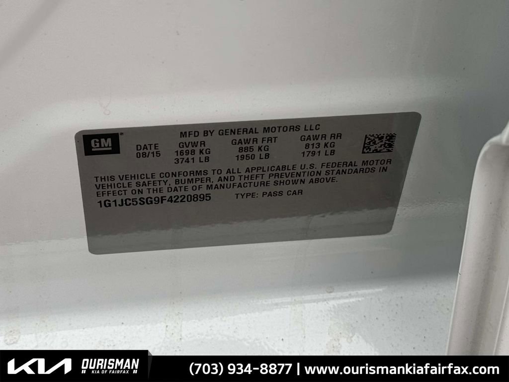 Used 2015 Chevrolet Sonic LT image 32