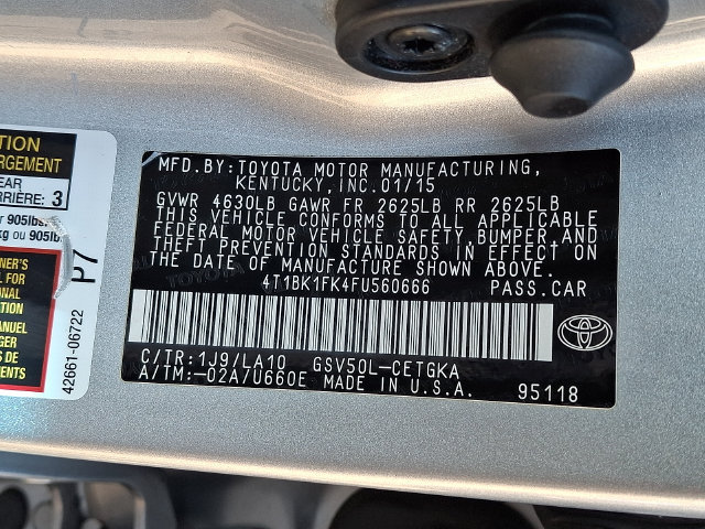 Used 2015 Toyota Camry XLE FWD image 28