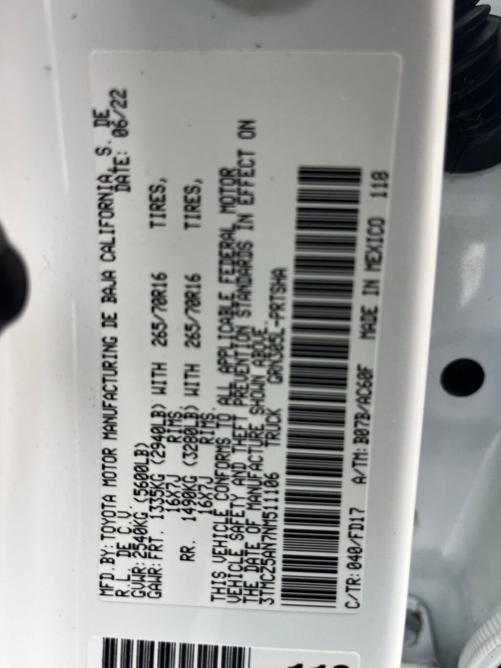 Used 2022 Toyota Tacoma 4x4 Double Cab image 23