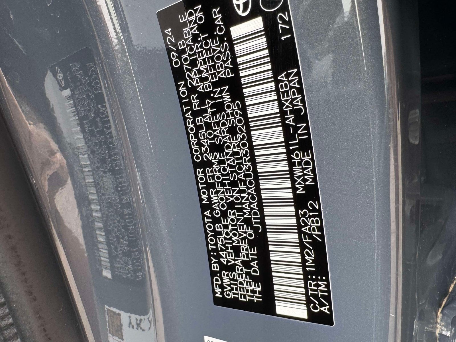 Certified 2024 Toyota Prius Prime FWD image 27