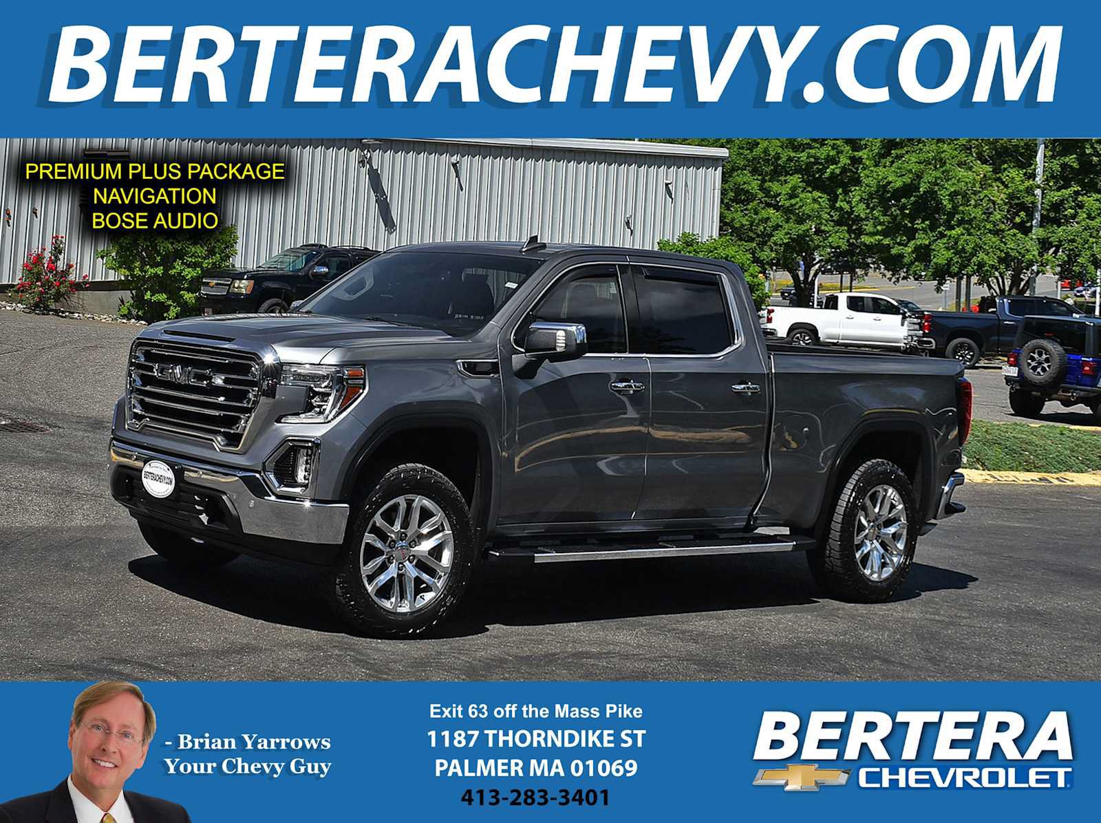Used 2019 GMC Sierra 1500 SLT w/ SLT Premium Plus Package AWD/4WD image 1